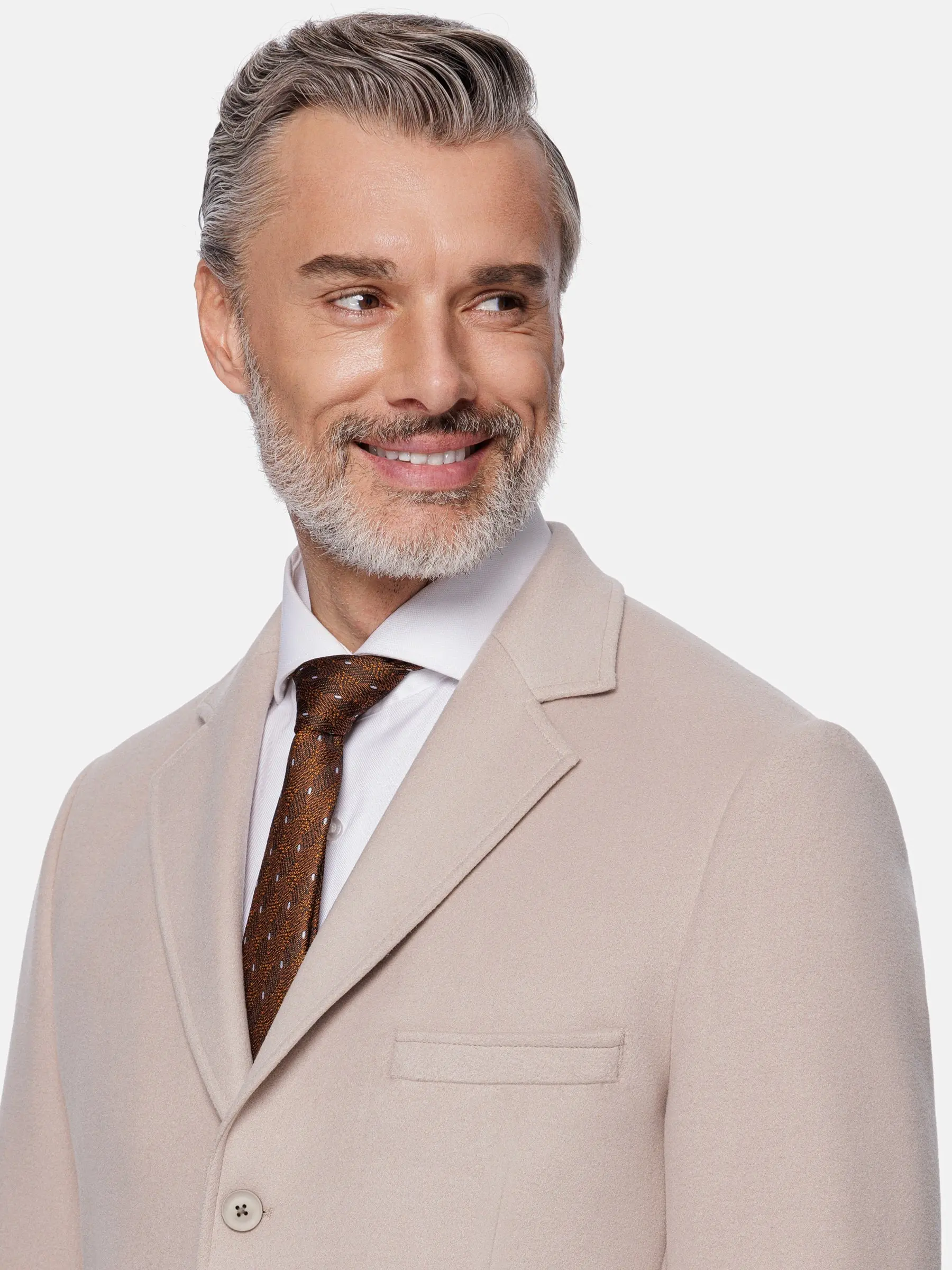 Camelot trenchcoat met schuifzakken in beige - Image 9