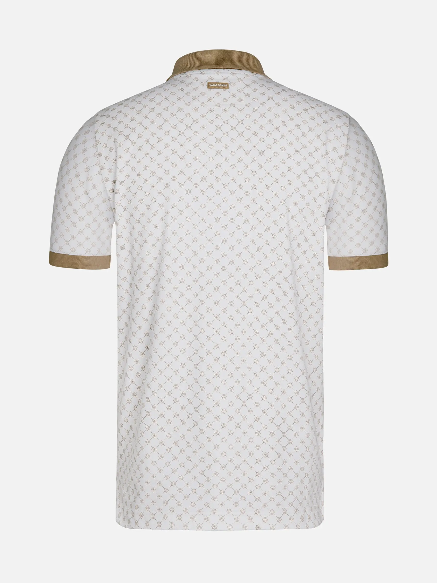 De Damir Beige Witte Polo - Image 2