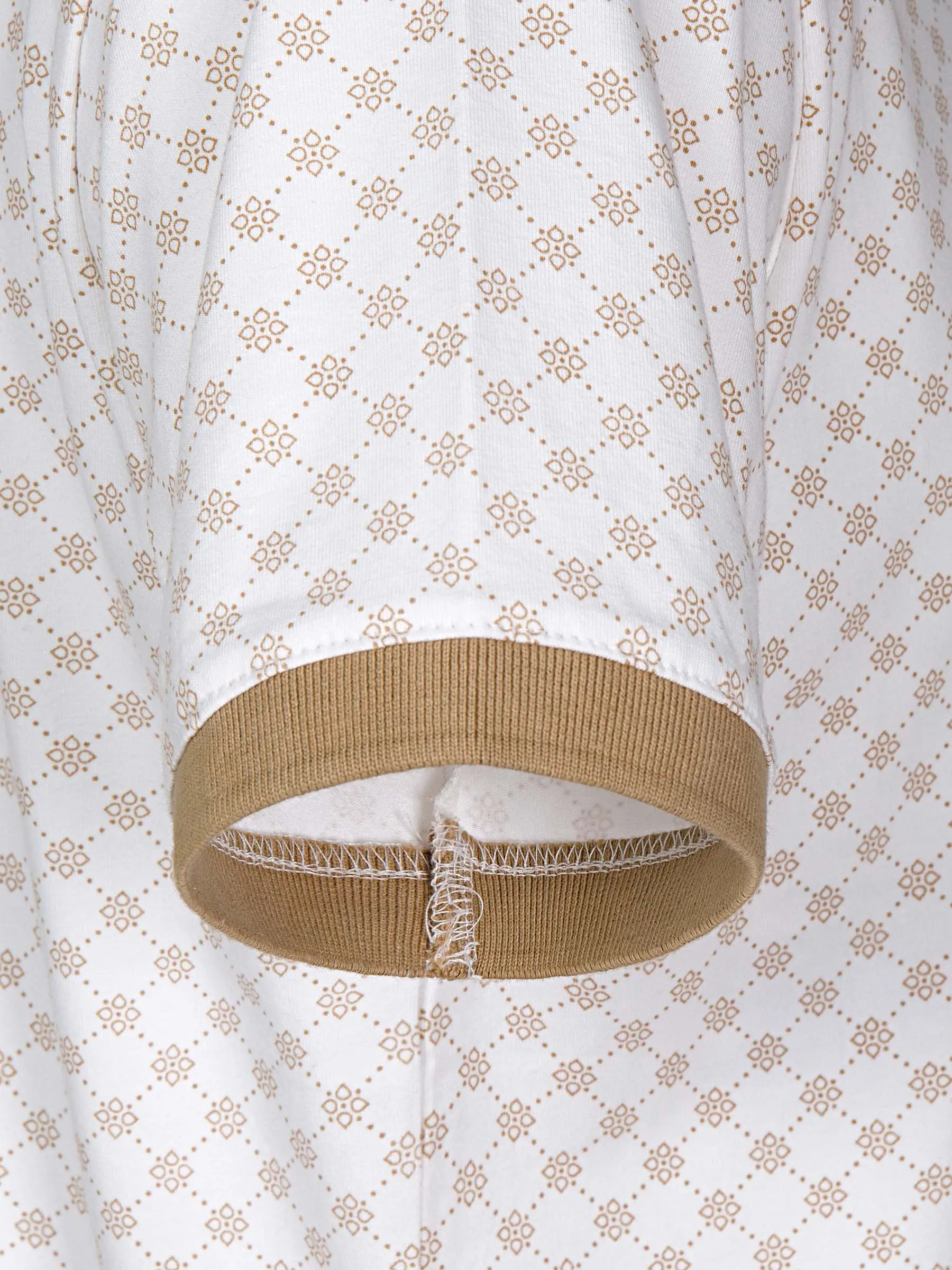 De Damir Beige Witte Polo - Image 4