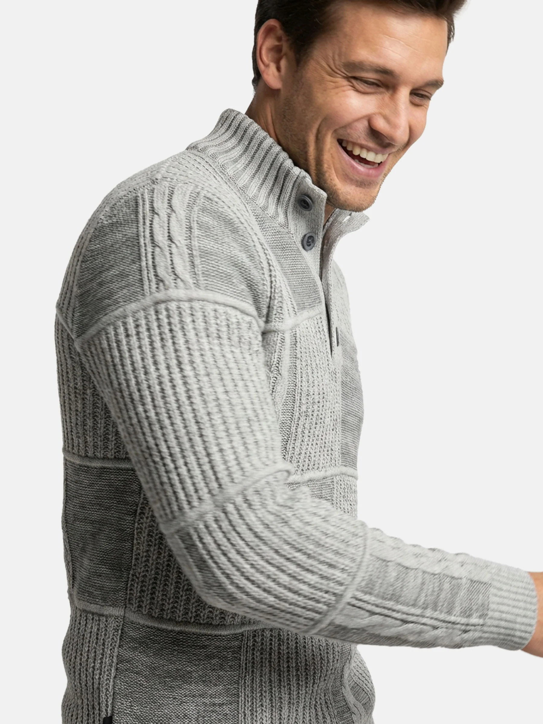 De Elvix lichtgrijze gebreide kleding - Image 4