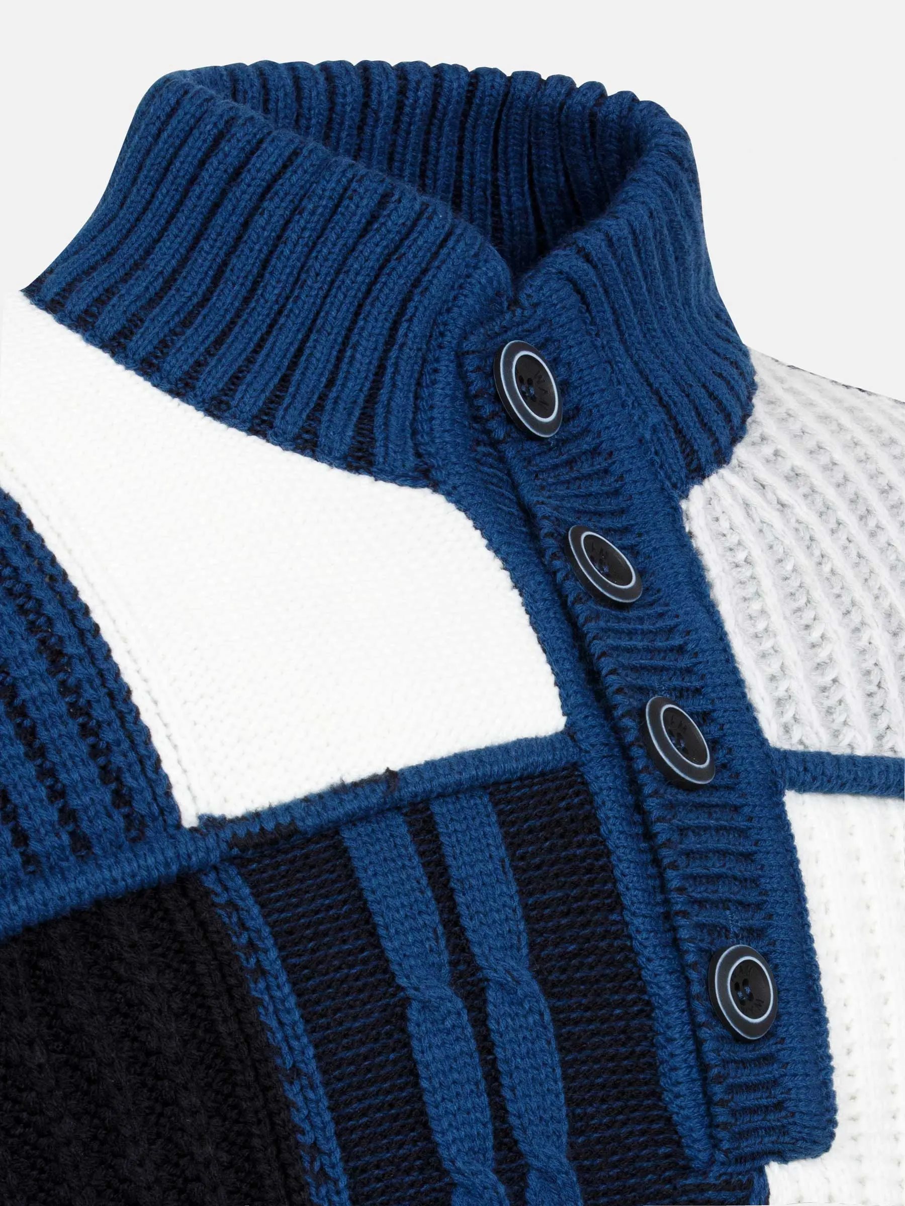 De Frank Indigo marineblauwe gebreide kleding - Image 4