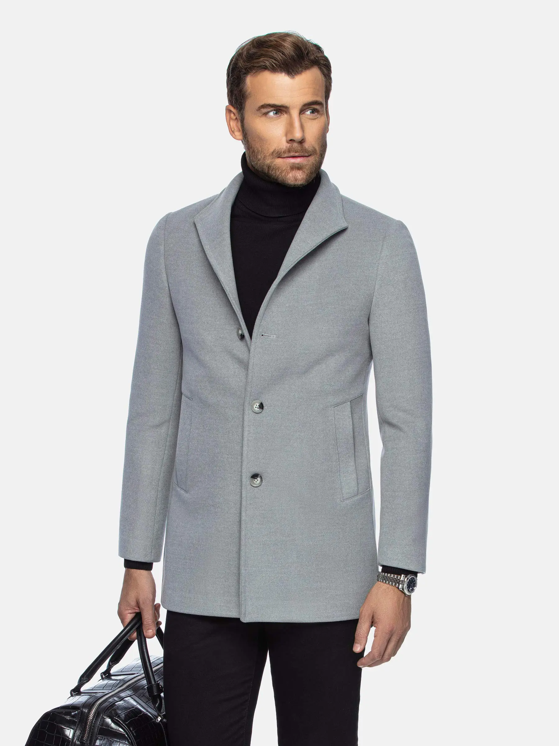 De Franklin grijze trenchcoat - Image 5