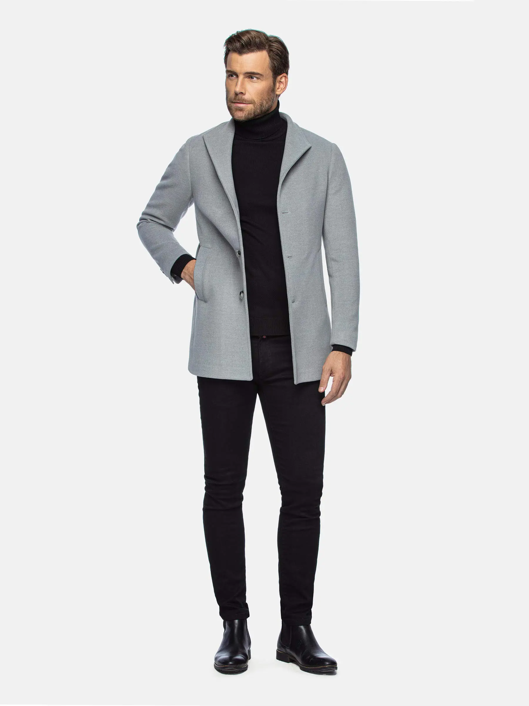 De Franklin grijze trenchcoat - Image 9