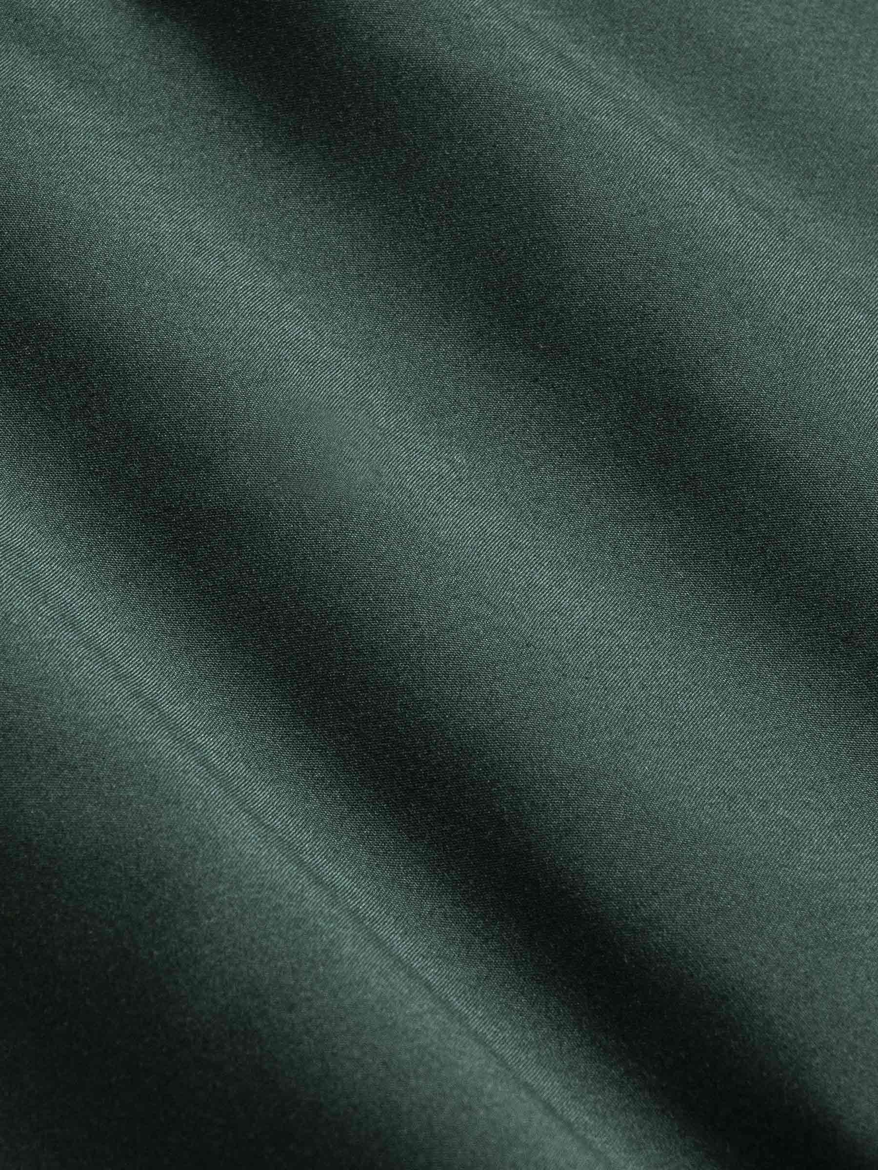 Leira effen donkergroene shirt met lange mouwen - Image 3