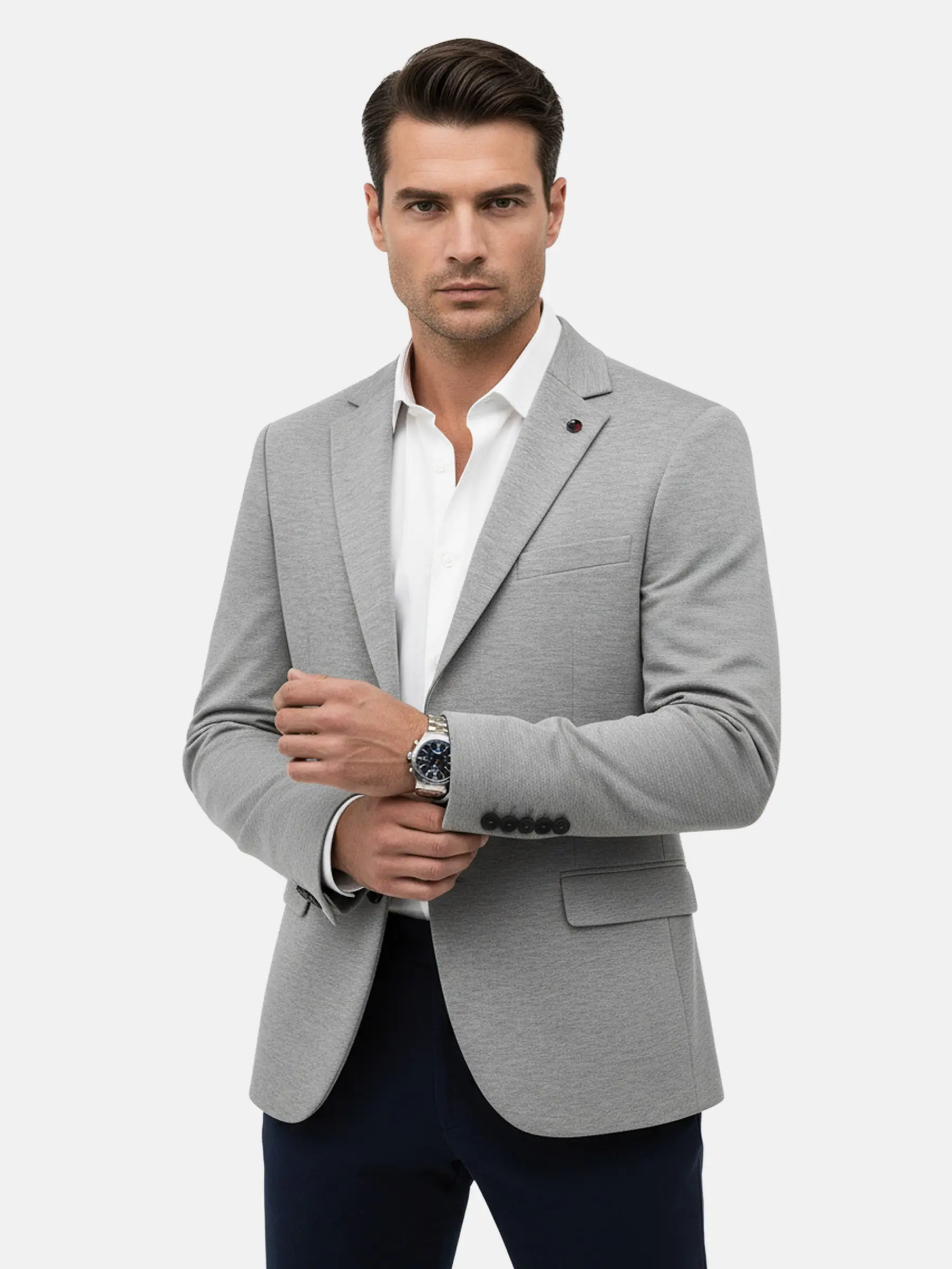 De Verve lichtgrijze blazer - Image 4