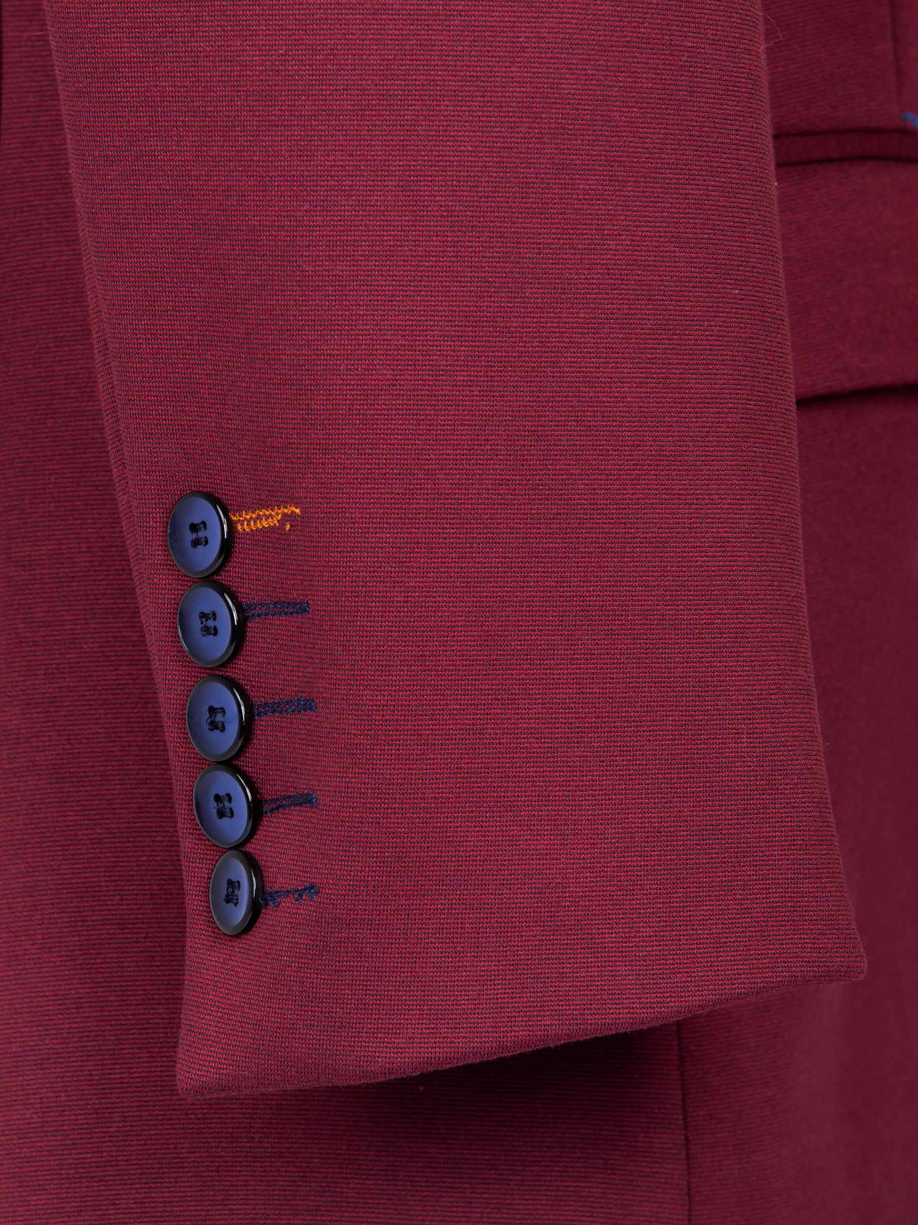 De Monarch Donkerrode Blazer - Image 3