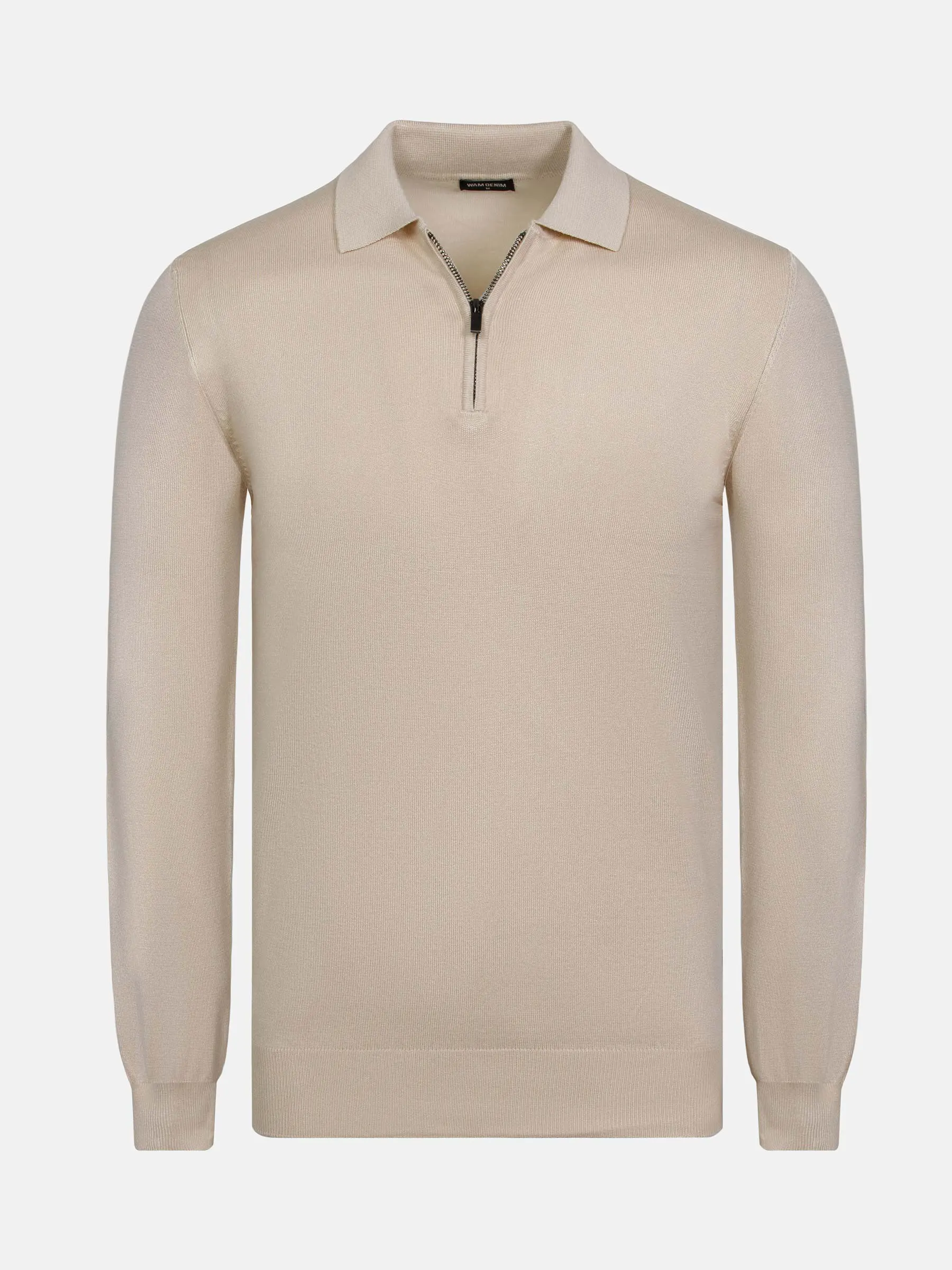 De beige raglan trui