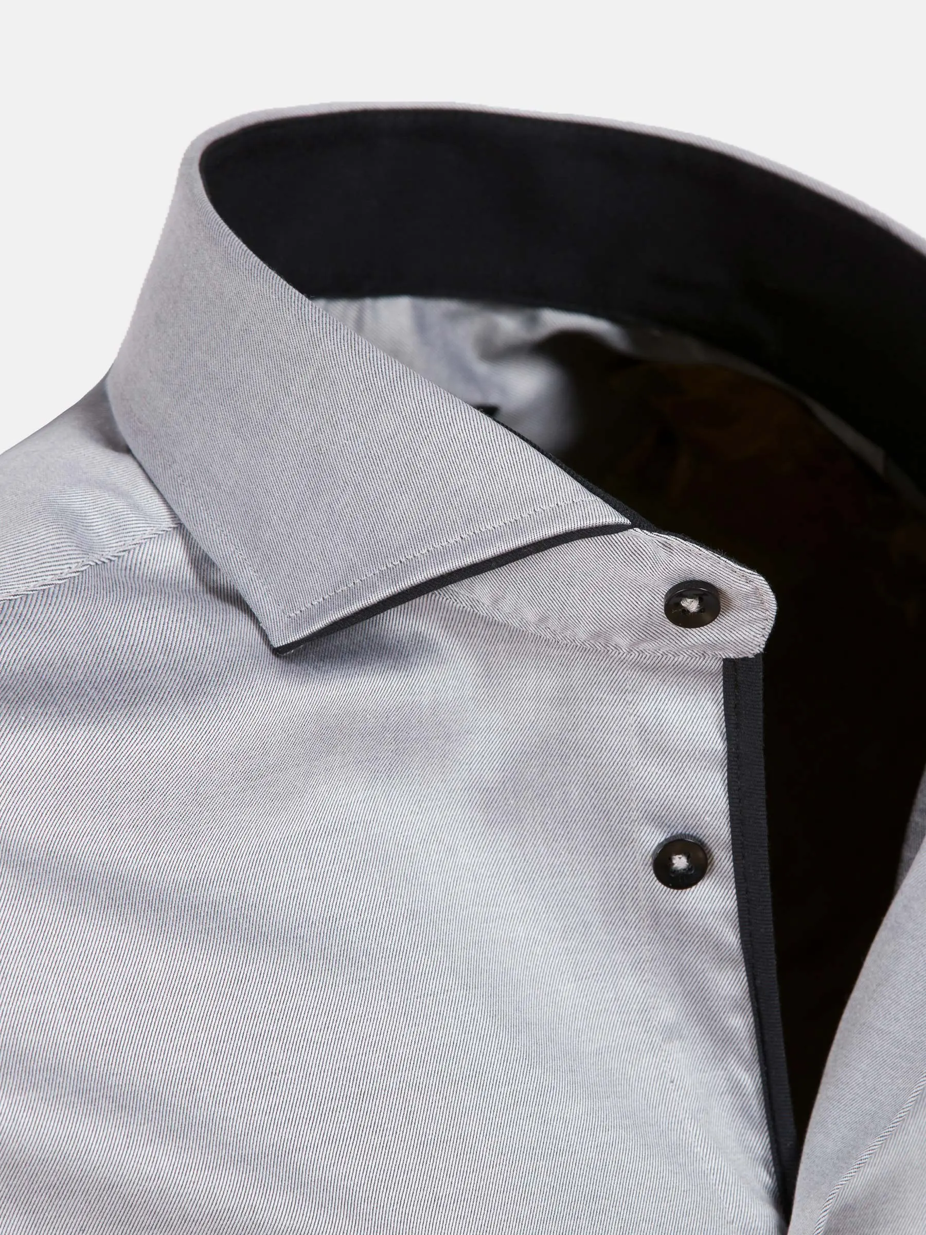 Terrassa effen grijs shirt met lange mouwen - Image 2