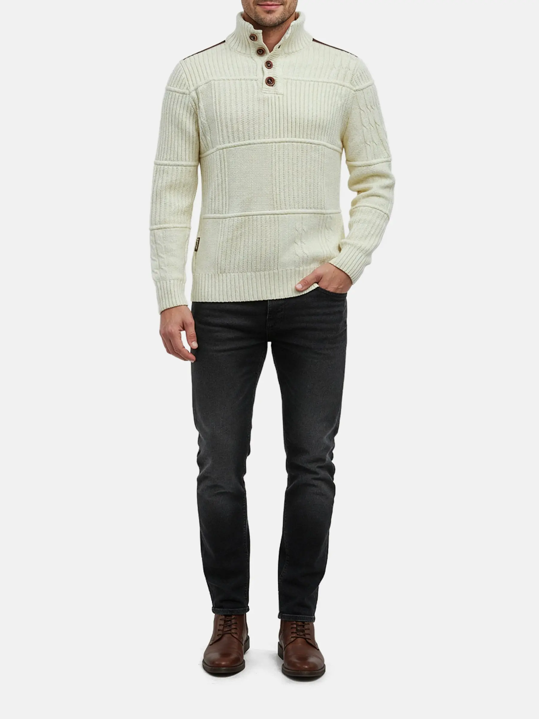 De Travor Off White gebreide kleding - Image 3
