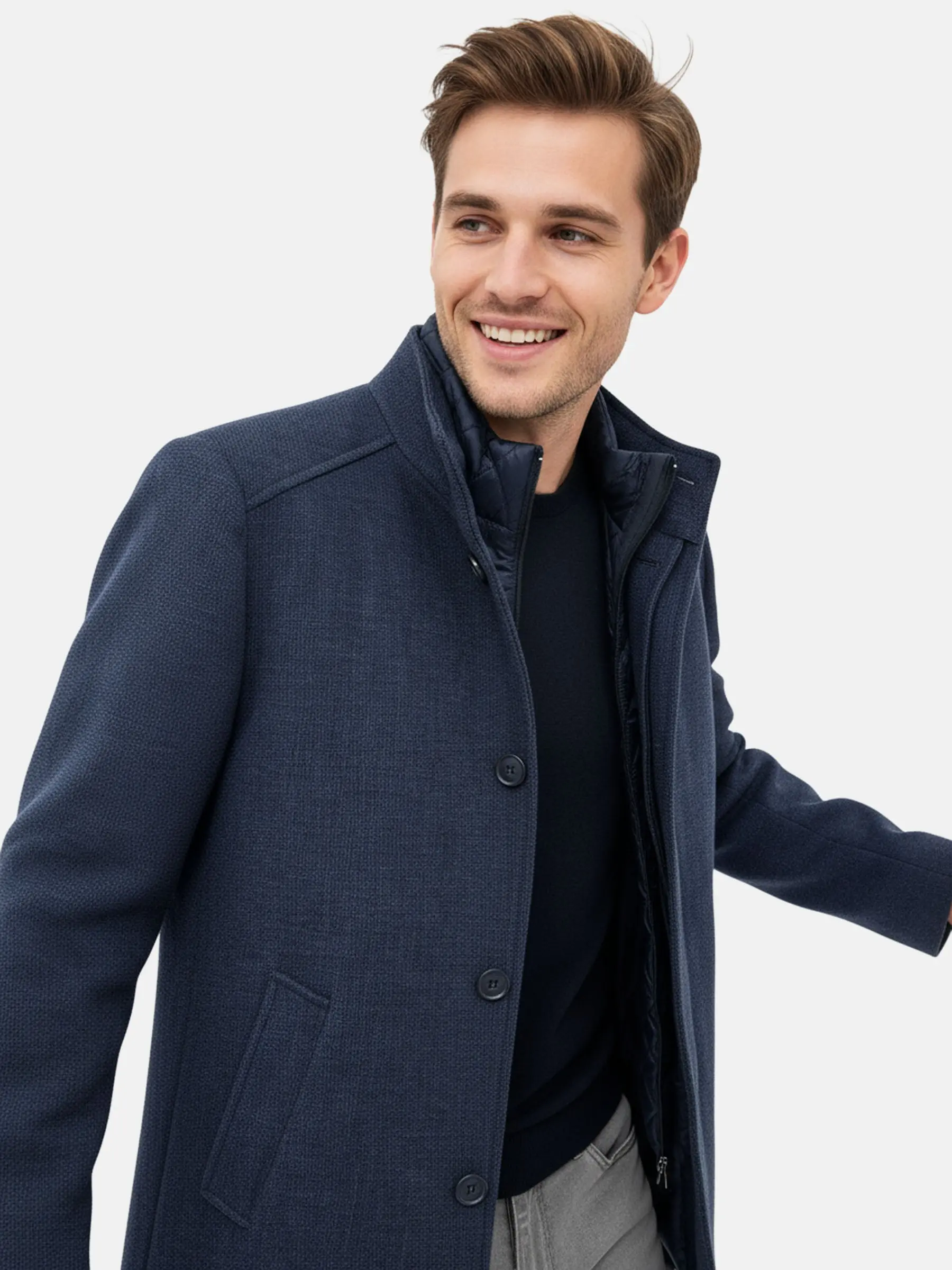 De Valtor lichtblauwe trenchcoat - Image 4